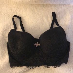 Body by Victoria Lined Demi Bra with Lace 36DD